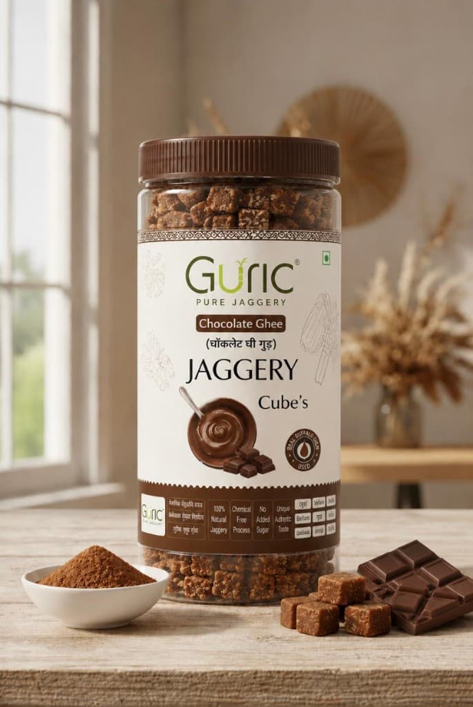 Chocolate Ghee Jaggery Cubes