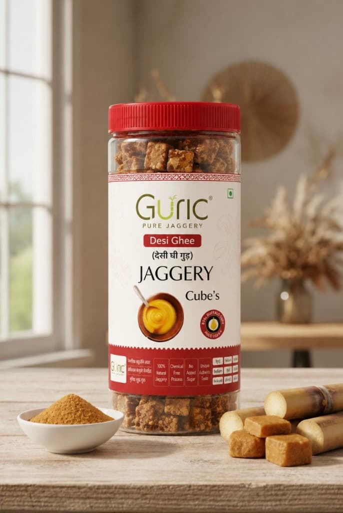 Desi Ghee Jaggery Cubes