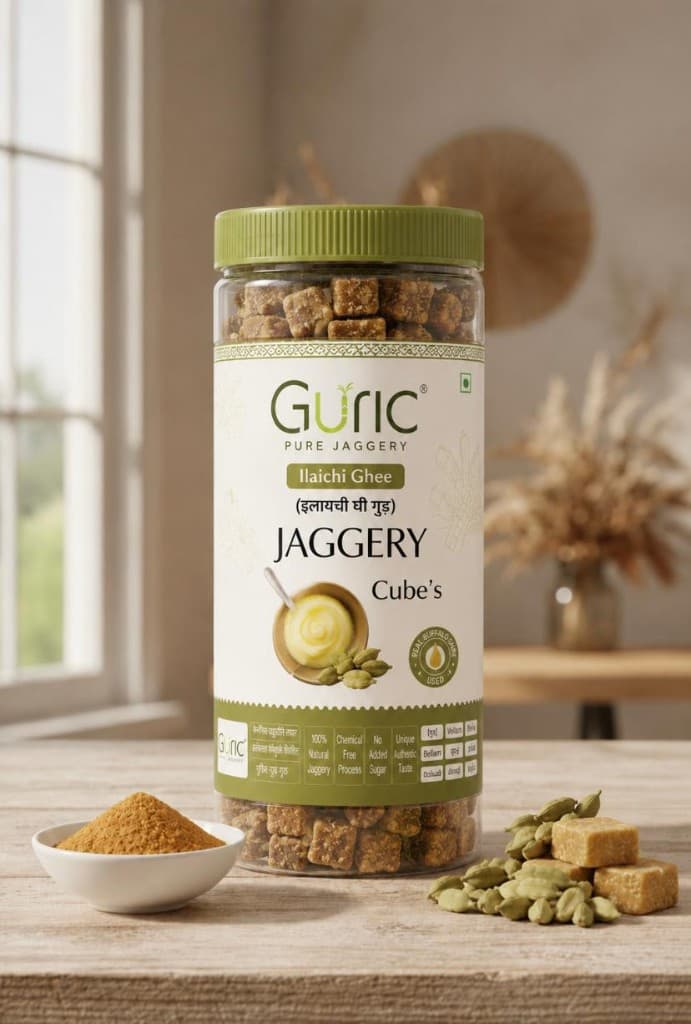 Ilaichi Ghee Jaggery Cubes
